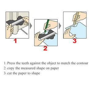 Multifunctional Contour Gauge